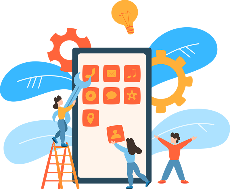 Software consultancy and strategy illustration